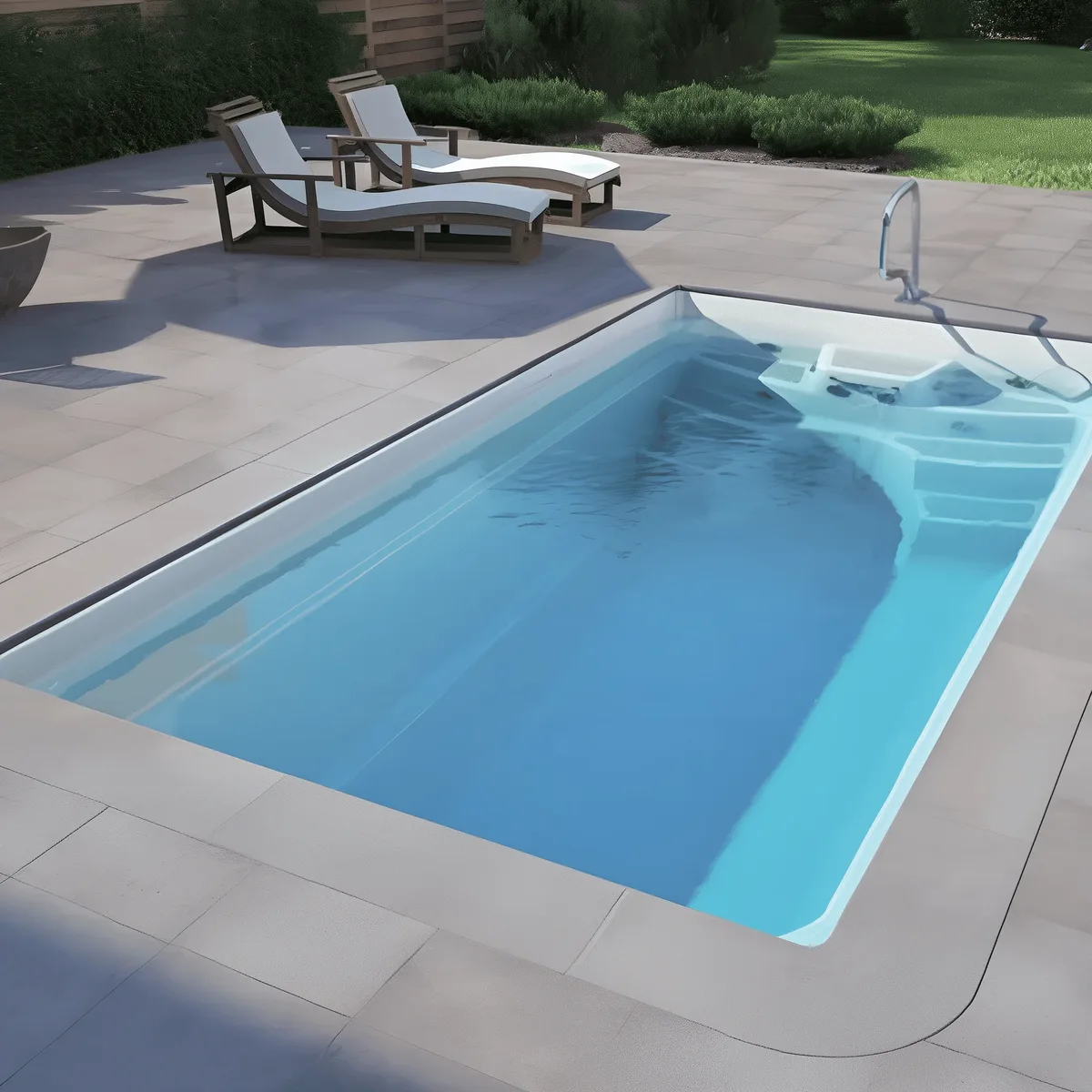 Композитный бассейн Laguna 5 — вид сверху в Нижнем Новгороде